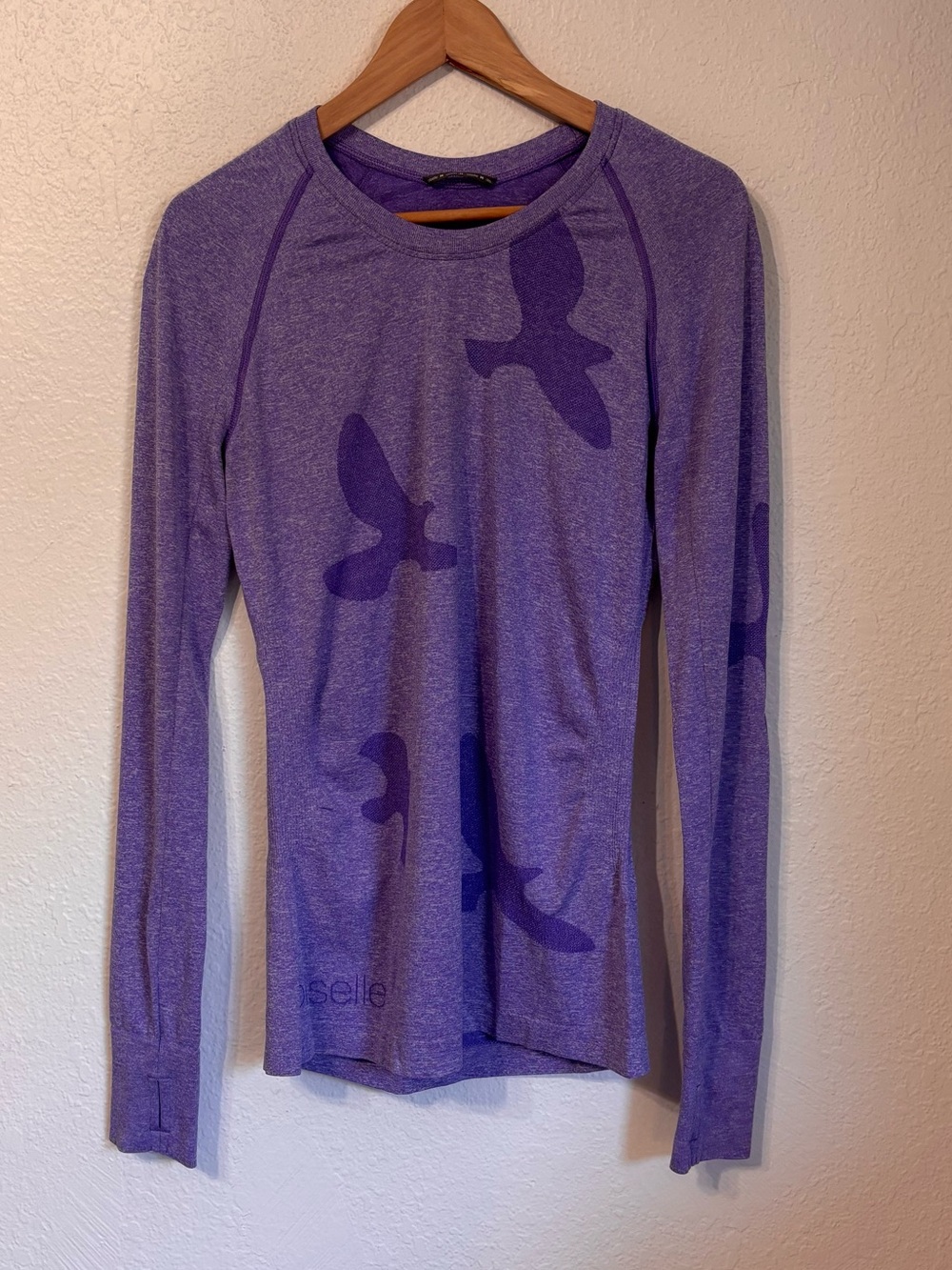 Oiselle Flyte Long Sleeve Top Thumbholes Medium
